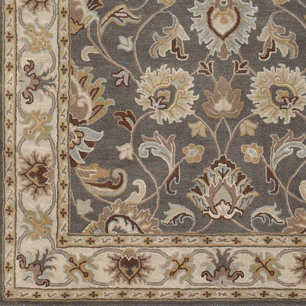 Cherryfield Hand Tufted Taupe Wool Rug - Quahog Bay Bedding