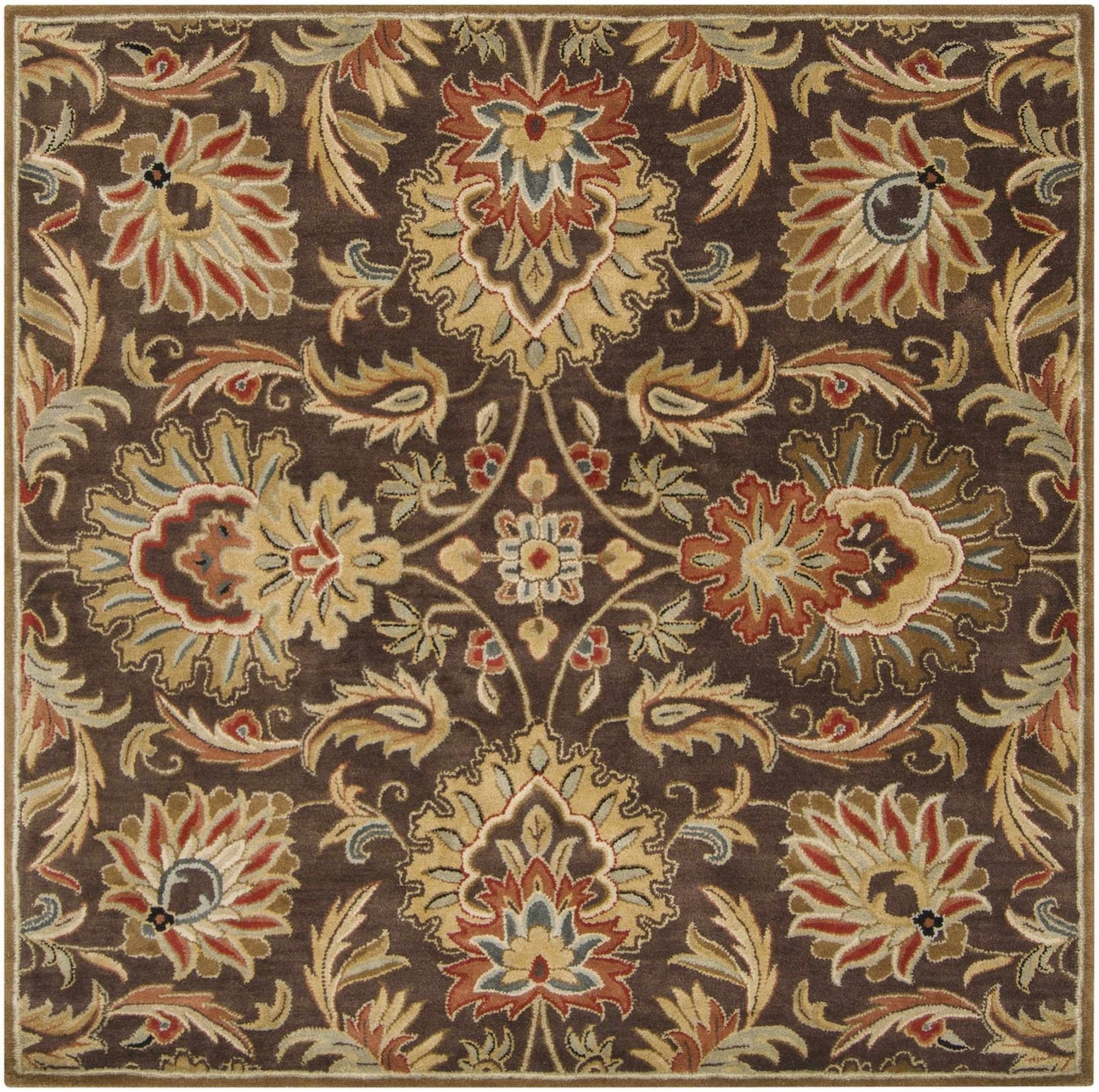 Chesterton 1028 Hand Tufted Brown Wool Rug - Quahog Bay Bedding