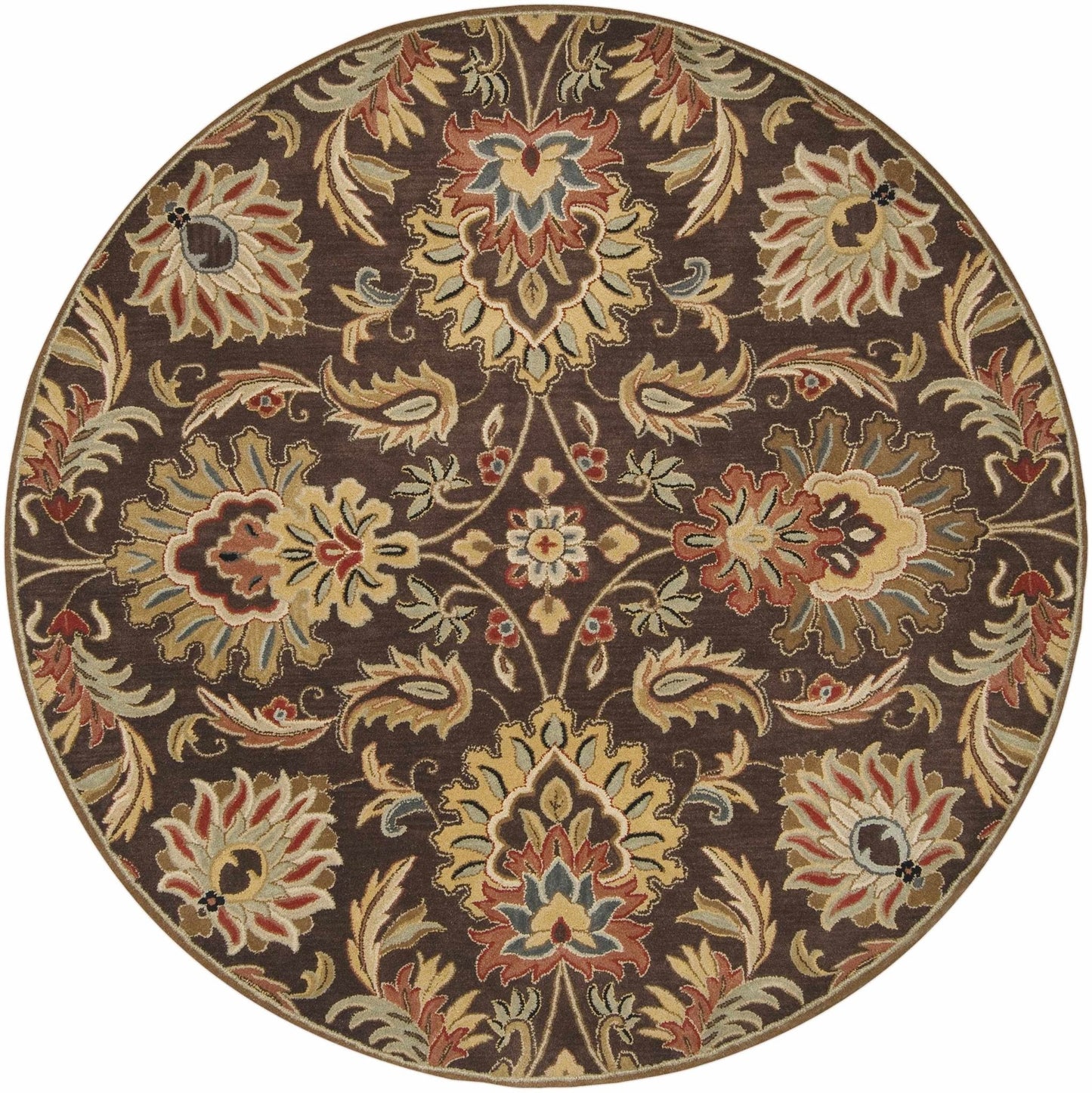 Chesterton 1028 Hand Tufted Brown Wool Rug - Quahog Bay Bedding