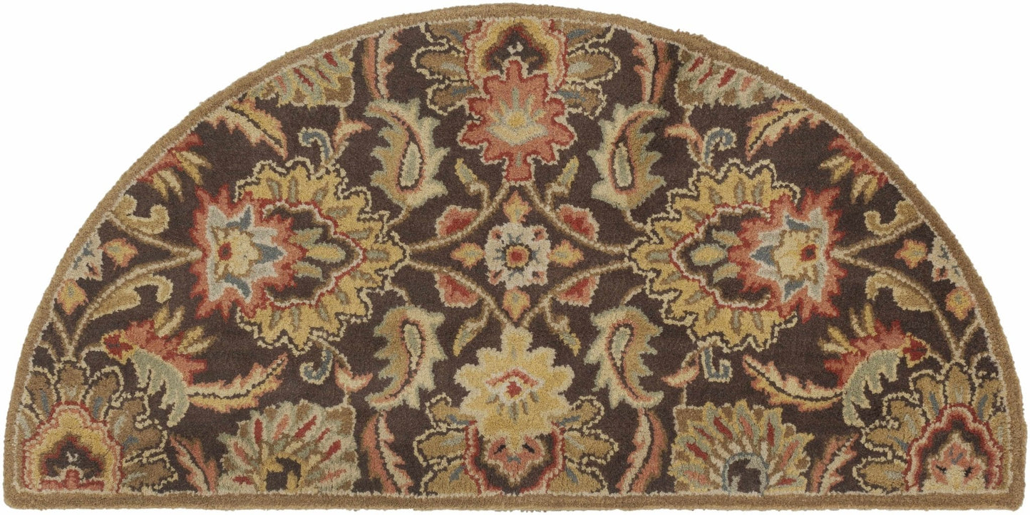 Chesterton 1028 Hand Tufted Brown Wool Rug - Quahog Bay Bedding