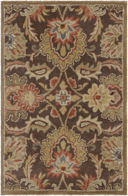 Chesterton 1028 Hand Tufted Brown Wool Rug - Quahog Bay Bedding