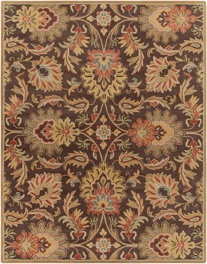 Chesterton 1028 Hand Tufted Brown Wool Rug - Quahog Bay Bedding