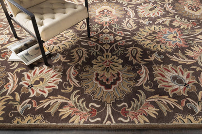 Chesterton 1028 Hand Tufted Brown Wool Rug - Quahog Bay Bedding
