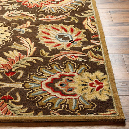 Chesterton 1028 Hand Tufted Brown Wool Rug - Quahog Bay Bedding
