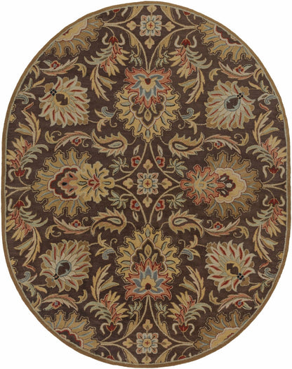Chesterton 1028 Hand Tufted Brown Wool Rug - Quahog Bay Bedding