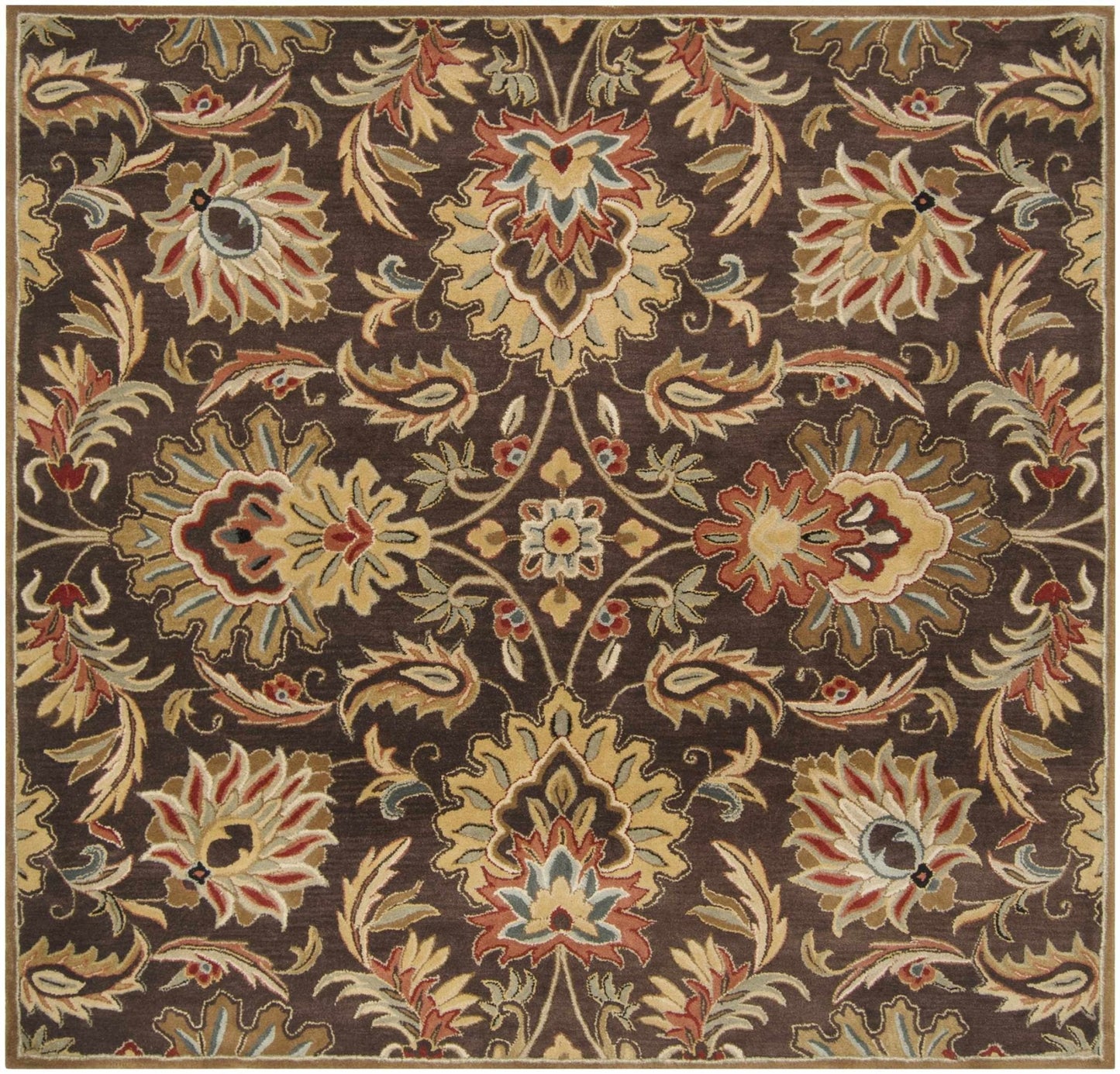 Chesterton 1028 Hand Tufted Brown Wool Rug - Quahog Bay Bedding