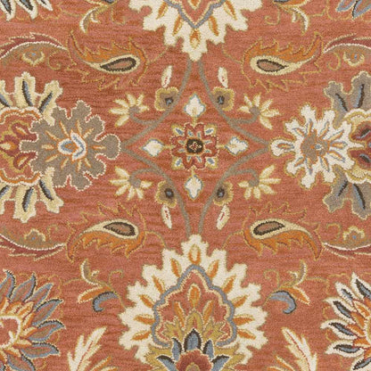 Chesterton Hand Tufted Orange 1112 Area Rug - Quahog Bay Bedding