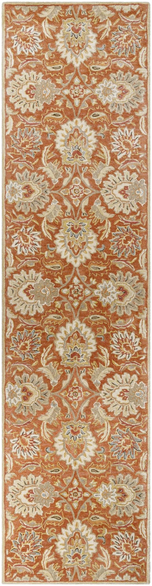 Chesterton Hand Tufted Orange 1112 Area Rug - Quahog Bay Bedding