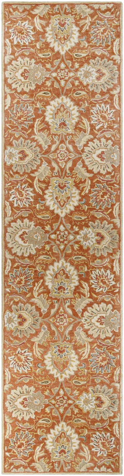 Chesterton Hand Tufted Orange 1112 Area Rug - Quahog Bay Bedding