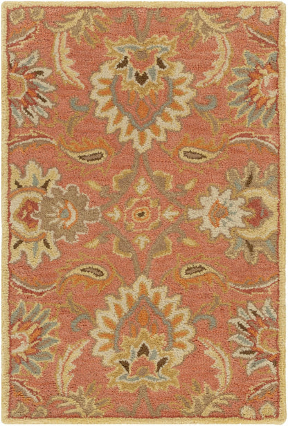 Chesterton Hand Tufted Orange 1112 Area Rug - Quahog Bay Bedding