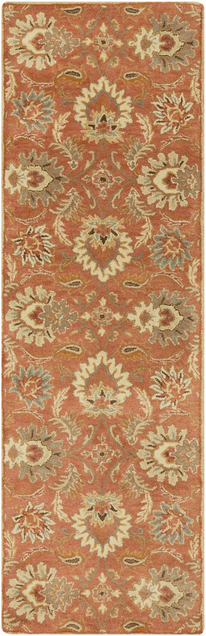 Chesterton Hand Tufted Orange 1112 Area Rug - Quahog Bay Bedding