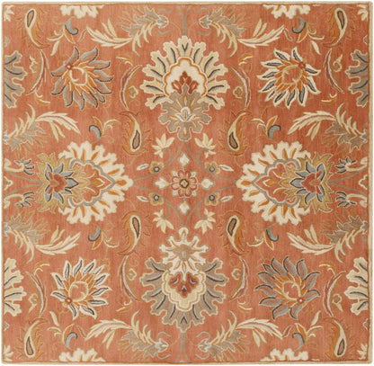 Chesterton Hand Tufted Orange 1112 Area Rug - Quahog Bay Bedding