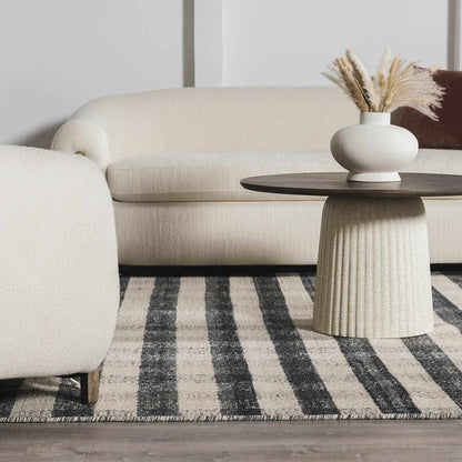 Chilliwack Gray Plaid Wool Rug - Quahog Bay Bedding