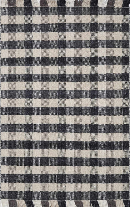 Chilliwack Gray Plaid Wool Rug - Quahog Bay Bedding