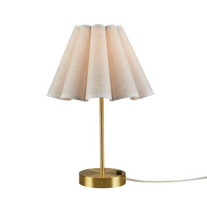 Chique Scalloped Coastal Accent Table Lamp | Coastal Lamps & Lighting - Quahog Bay Bedding