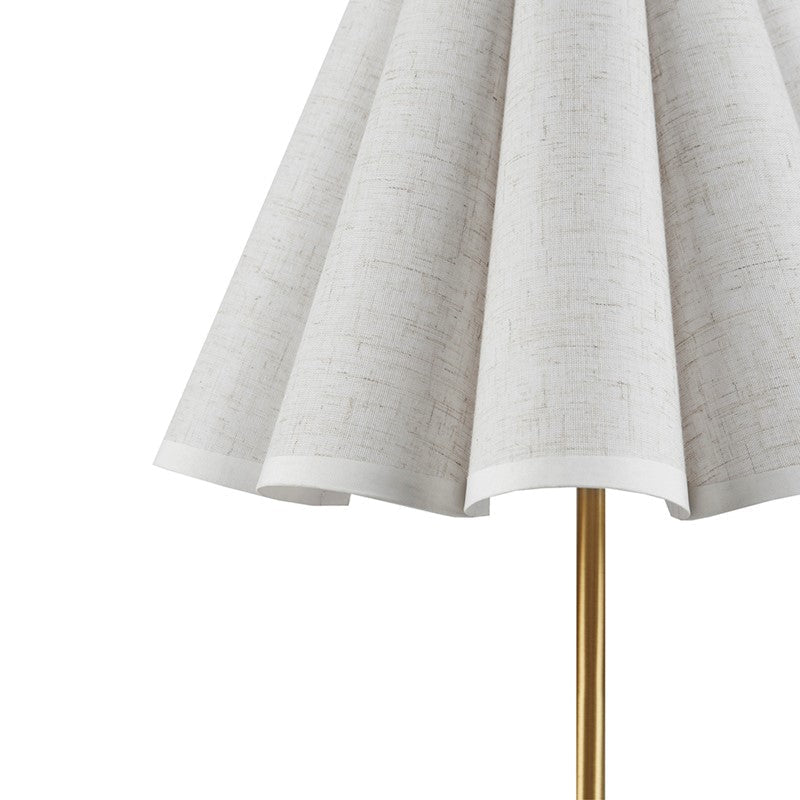 Chique Scalloped Coastal Accent Table Lamp | Coastal Lamps & Lighting - Quahog Bay Bedding
