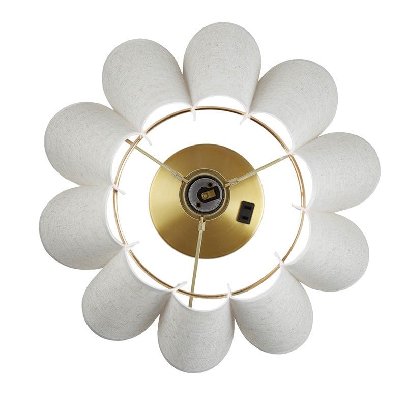 Chique Scalloped Coastal Accent Table Lamp | Coastal Lamps & Lighting - Quahog Bay Bedding