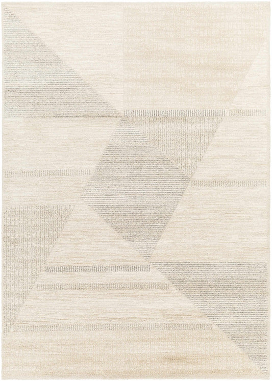 Chizu Geometric Neutral Luxe Rug - Quahog Bay Bedding