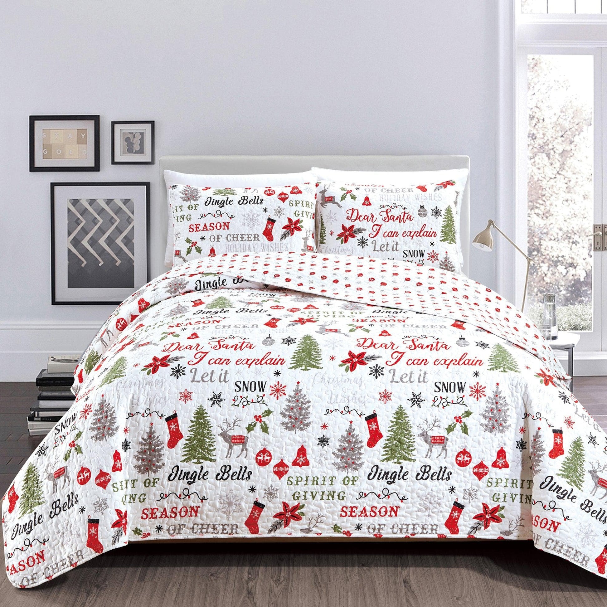 Christmas Quilt Set - Get Ready For The Holidays! Christmas Quilts - Quahog Bay Bedding