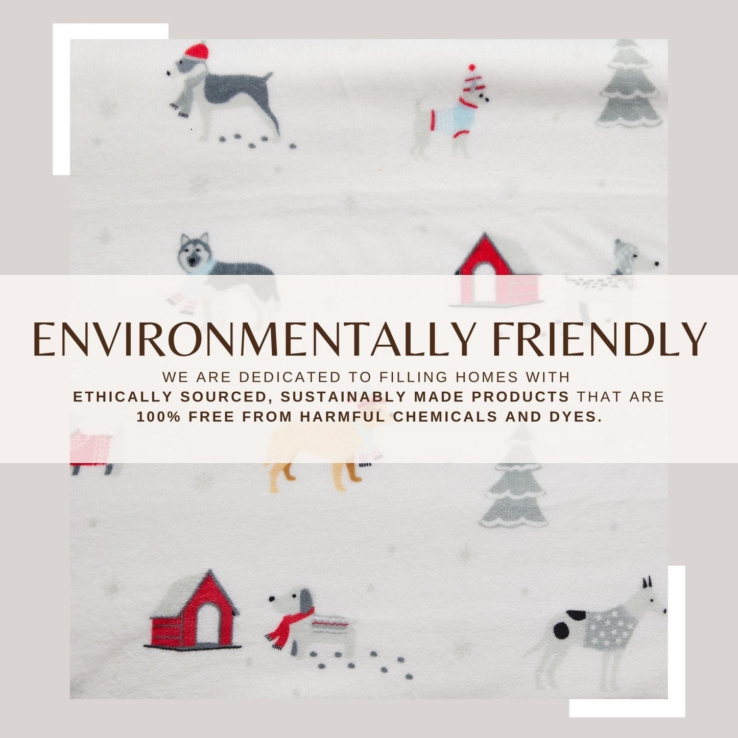 Christmas Sherpa Throw Blanket - Festive Christmas Themed Bedding - Quahog Bay Bedding
