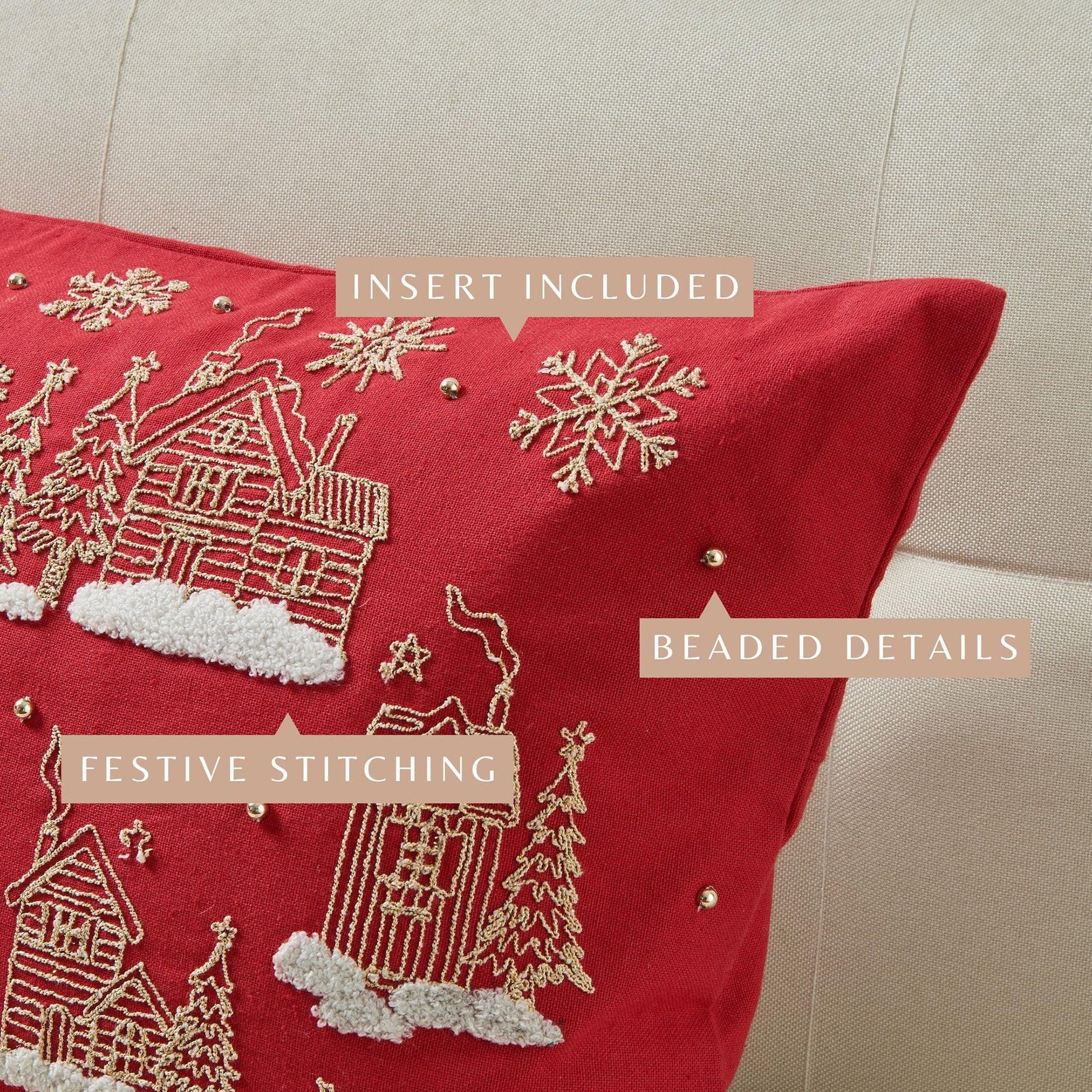 Christmas Throw Pillow - Jubilee Collection - Quahog Bay Bedding