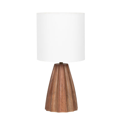 Ciji Scalloped Table Lamp | Coastal Lamps & Lighting - Quahog Bay Bedding
