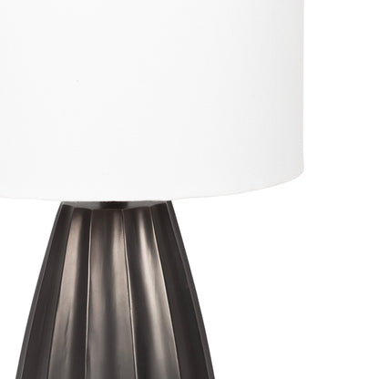 Ciji Scalloped Table Lamp | Coastal Lamps & Lighting - Quahog Bay Bedding