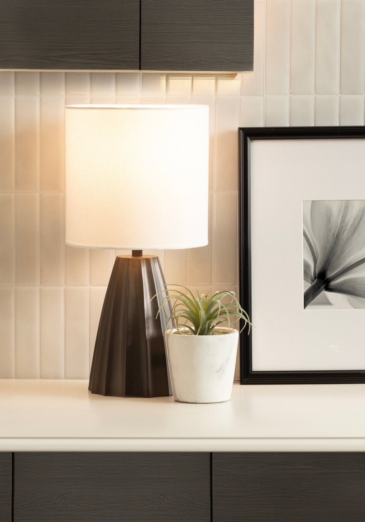 Ciji Scalloped Table Lamp | Coastal Lamps & Lighting - Quahog Bay Bedding