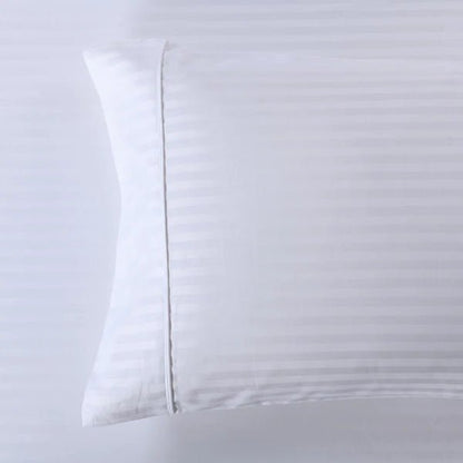 CinchFit American Made Luxury 600TC Thick Quality 100% Cotton Stripe Queen And King Pillowcase Set - Quahog Bay Bedding