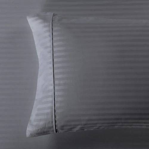 CinchFit American Made Luxury 600TC Thick Quality 100% Cotton Stripe Queen And King Pillowcase Set - Quahog Bay Bedding