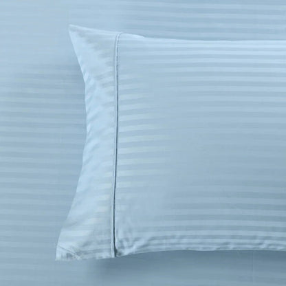 CinchFit American Made Luxury 600TC Thick Quality 100% Cotton Stripe Queen And King Pillowcase Set - Quahog Bay Bedding
