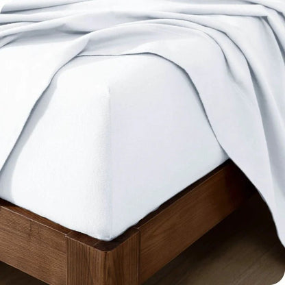 CinchFit American Made No Tear Split Top King Cotton Flannel Cord Elastic Sheets - Quahog Bay Bedding