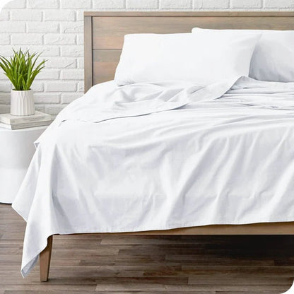 CinchFit American Made No Tear Split Top King Cotton Flannel Cord Elastic Sheets - Quahog Bay Bedding