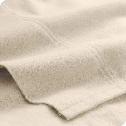 CinchFit American Made No Tear Split Top King Cotton Flannel Cord Elastic Sheets - Quahog Bay Bedding