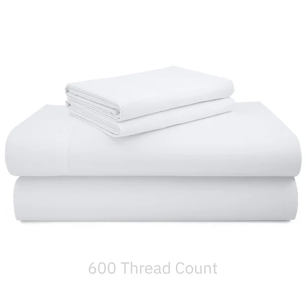 CinchFit American Made Shallow Pocket Sheets 600TC 100% Cotton Boat Sheets, RV Sheets, Dorm Sheets - Quahog Bay Bedding