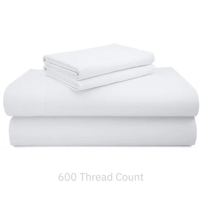 CinchFit American Made Shallow Pocket Sheets 600TC 100% Cotton Boat Sheets, RV Sheets, Dorm Sheets - Quahog Bay Bedding