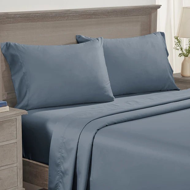 CinchFit American Made 600TC 100% Cotton Sheet Sets — Queen Deep Pocket Sheets - Quahog Bay Bedding