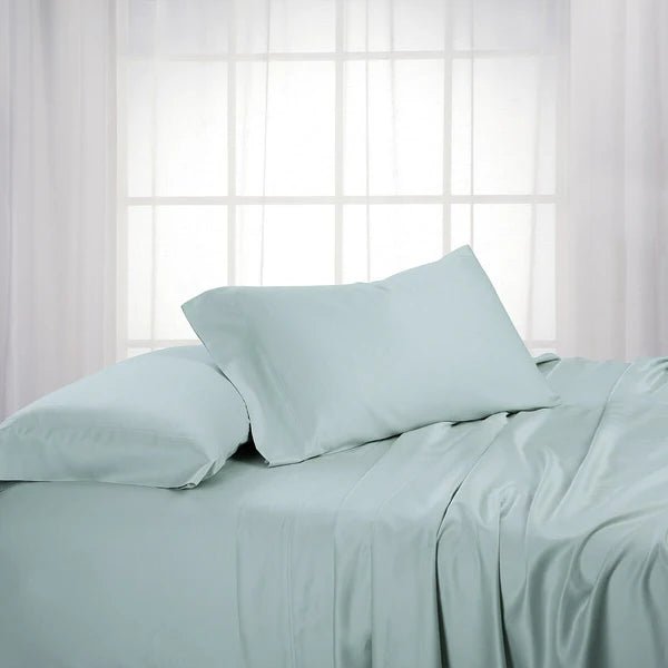 CinchFit 600TC premium bamboo sheet set for split-top king and Cal King adjustable beds
