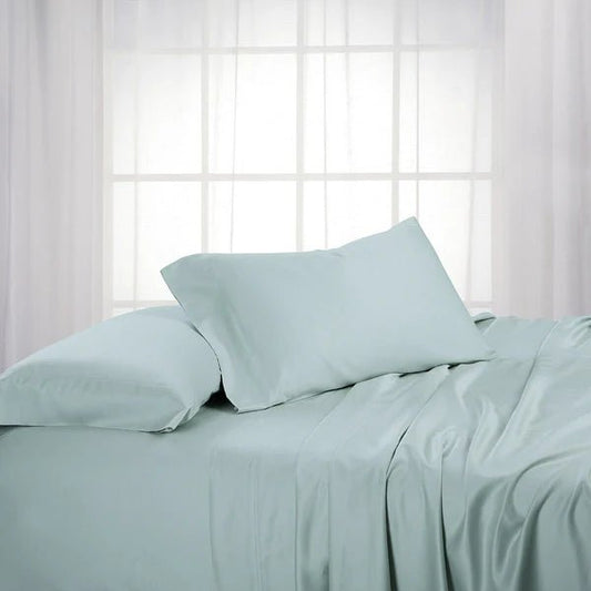CinchFit American Made Split Top King & Cal King Sheets - No Tear 600TC Bamboo Cord Elastic Sheets - Quahog Bay Bedding