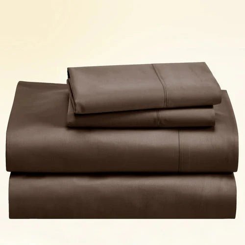 CinchFit King Sheet Sets 400TC Cotton Solid Colors - Quahog Bay Bedding