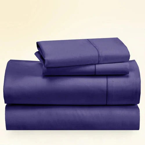 CinchFit King Sheet Sets 400TC Cotton Solid Colors - Quahog Bay Bedding