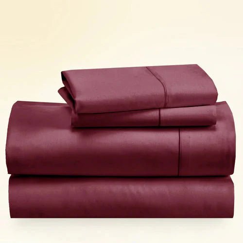 CinchFit King Sheet Sets 400TC Cotton Solid Colors - Quahog Bay Bedding