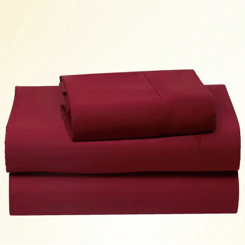 CinchFit King Sheet Sets 400TC Cotton Solid Colors - Quahog Bay Bedding