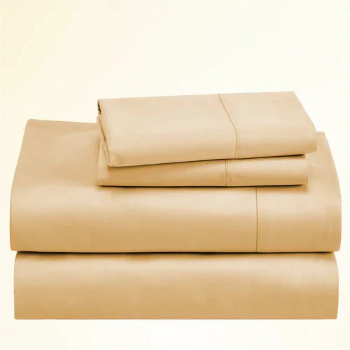 CinchFit King Sheet Sets 400TC Cotton Solid Colors - Quahog Bay Bedding