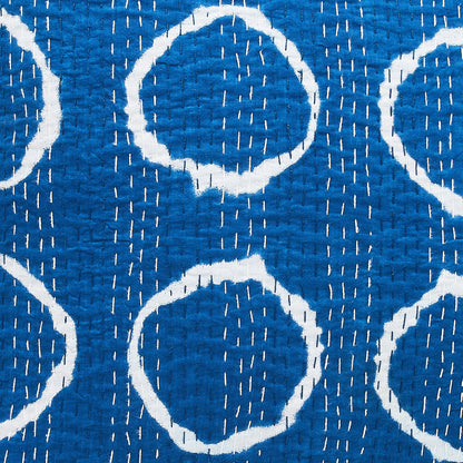 Hand Stitched Block Print Kantha Throws