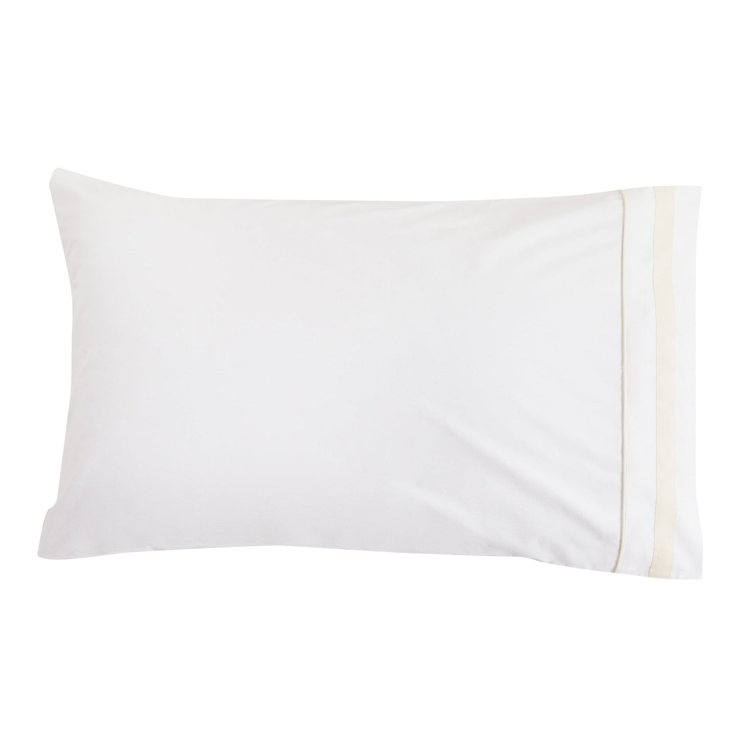Classic Double Border Percale Cotton Sheet Set - Quahog Bay Bedding