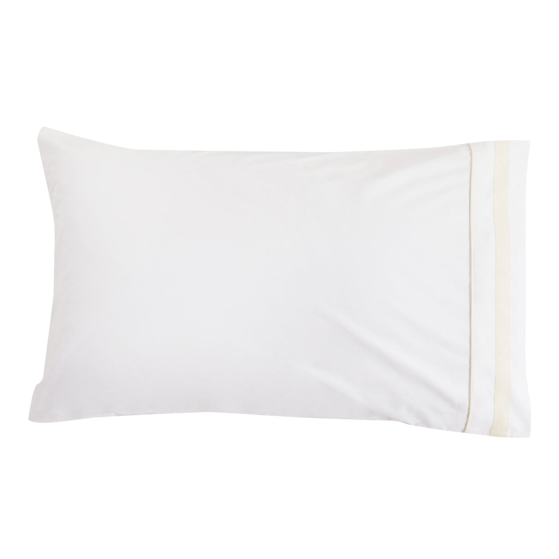 Classic Double Border Percale Cotton Sheet Set - Quahog Bay Bedding