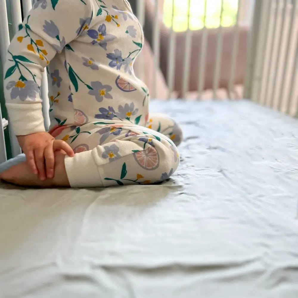 CleanBamboo® Signature Sateen Crib & Toddler Fitted Sheet - Quahog Bay Bedding