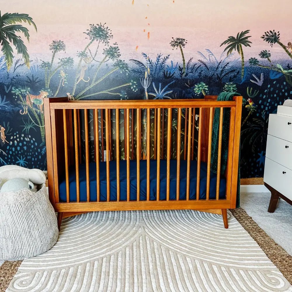 CleanBamboo® Signature Sateen Crib & Toddler Fitted Sheet - Quahog Bay Bedding