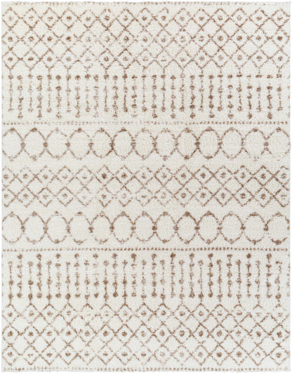 Monarch Cream&Tan Trellis Plush Rug